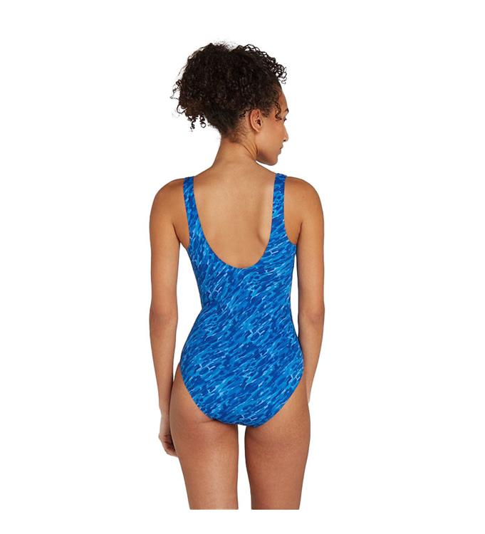 Ten Cate Women Soft Cup Paint Stripes Blue Badpak