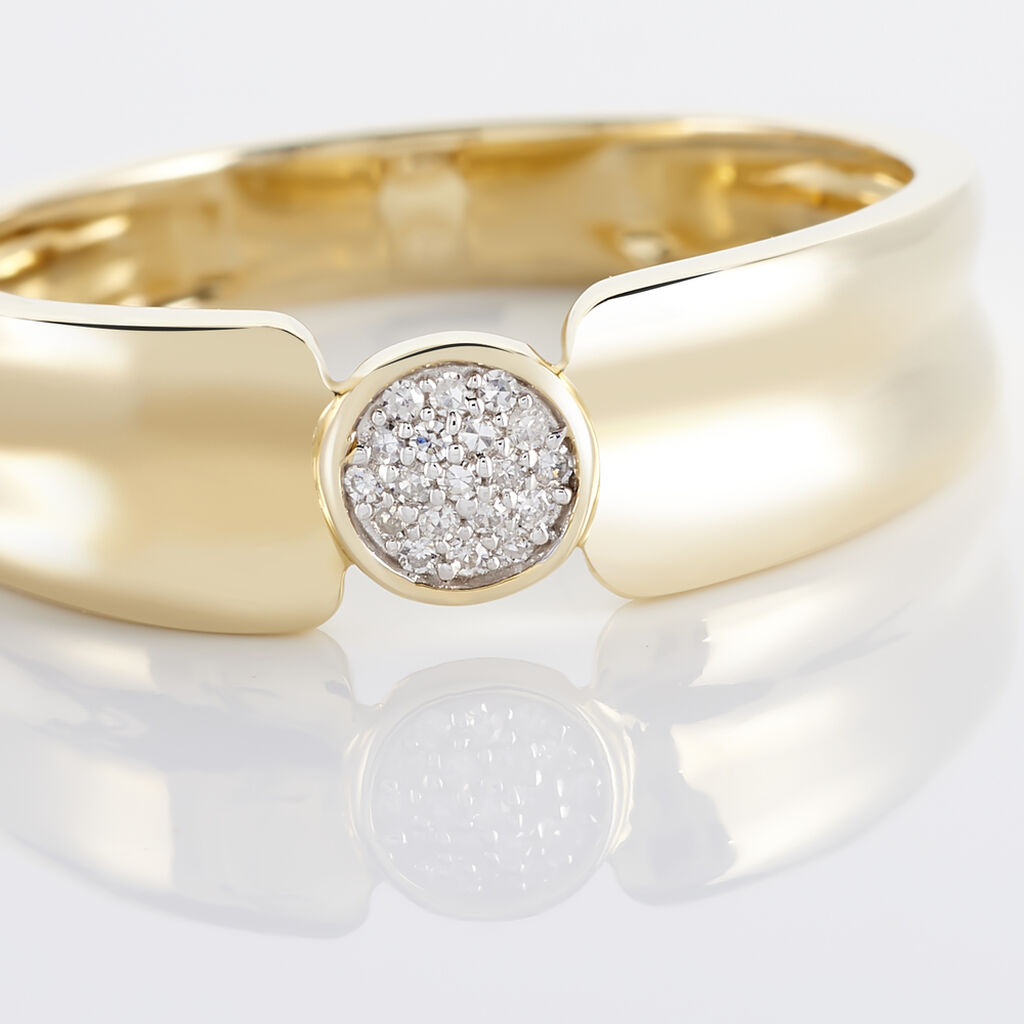 Bague Tamaya Or Jaune Diamant
