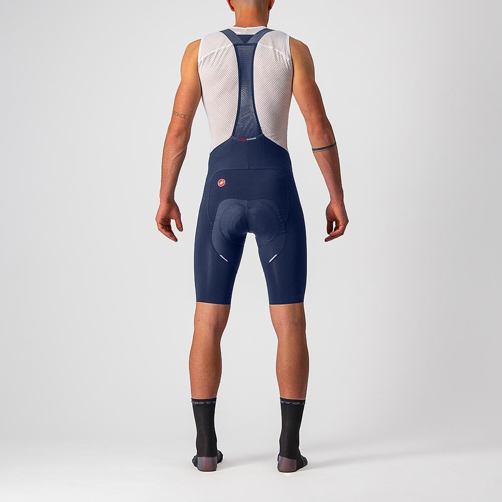 Castelli Free Aero RC Fietsbroek Kort Blauw Heren