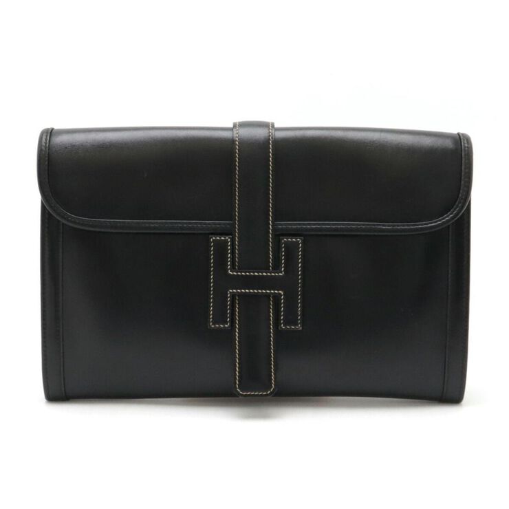 Hermès Vintage Hermès Pouch Black