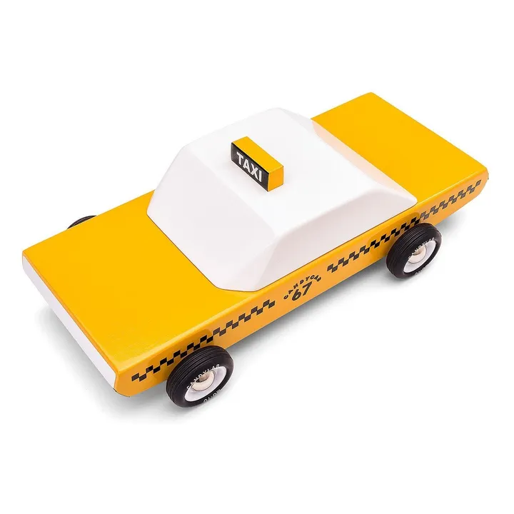 Candylab Voiture Candycab en bois | Jaune