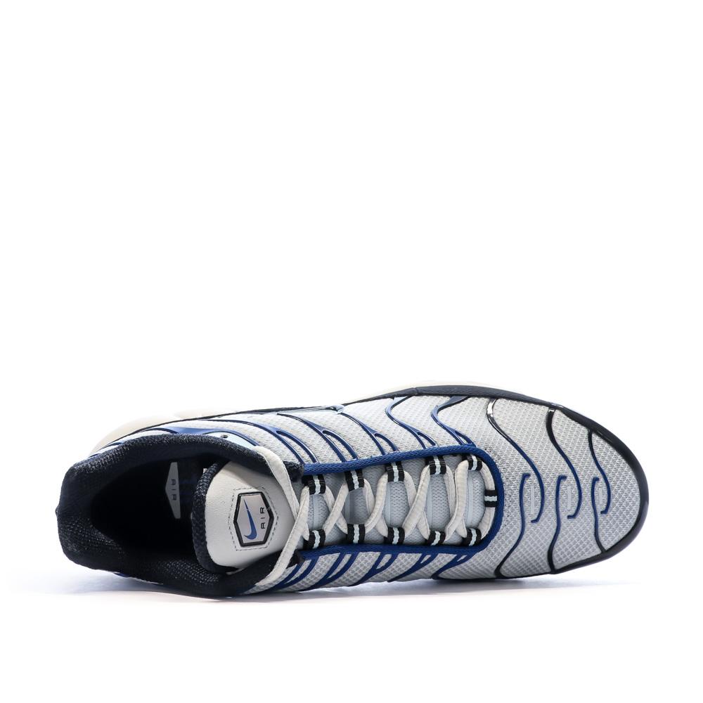 Nike Baskets Grise/Noires Homme Nike Air Max Plus Platinum