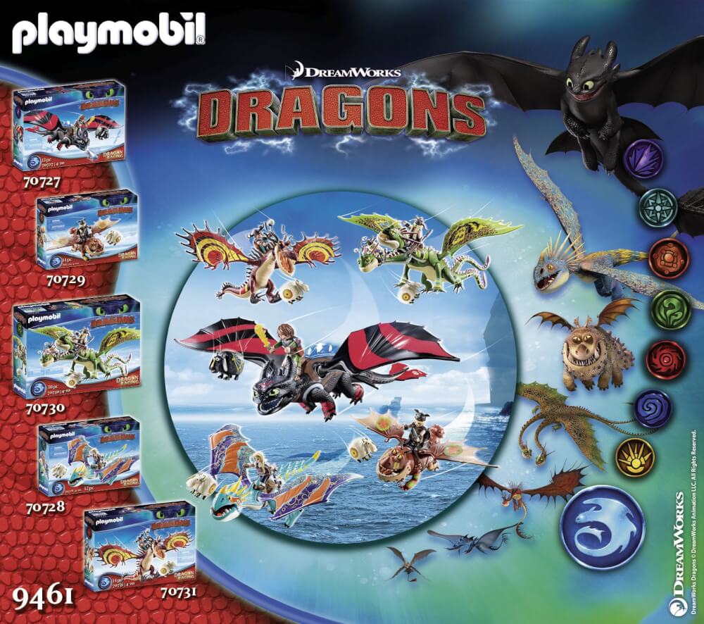 PLAYMOBIL 9461 Dragons Grobian mit Schafschleuder