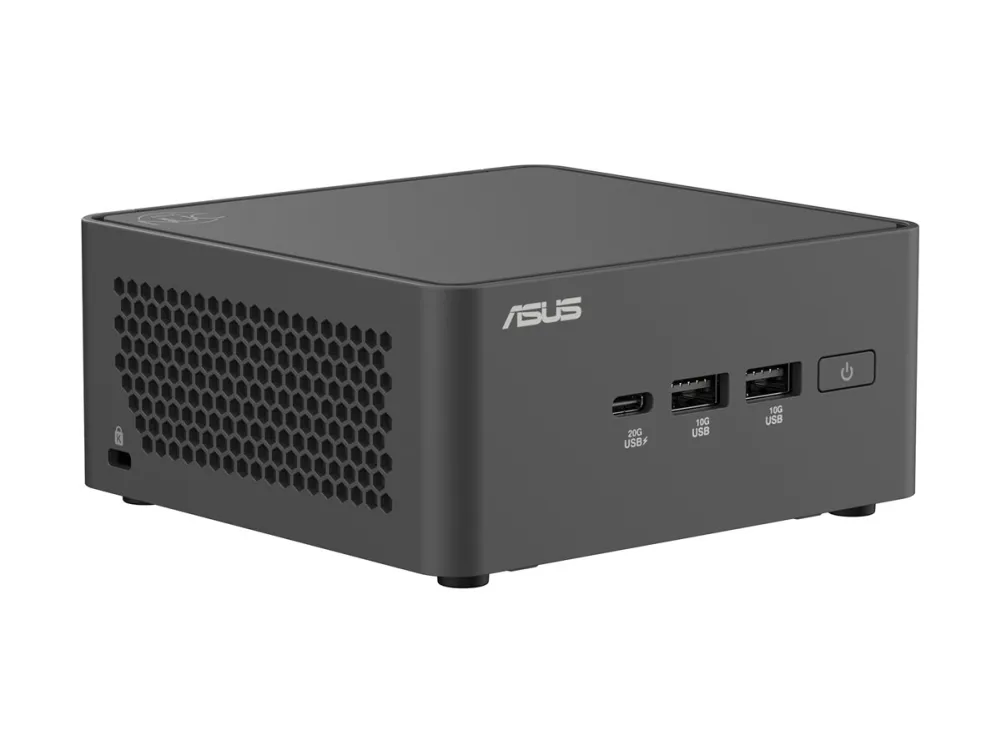 ASUS NUC 15 Pro Tall Kit RNUC15CRHC700002 - Barebone - mini PC 1 x Core Ultra 7 240H / op til 5.2 GHz - RAM 0 GB - Intel Graphics - IEEE 802.11ax (Wi-Fi 6), IEEE 802.11be (Wi-Fi 7), Bluetooth 5.4 - sort