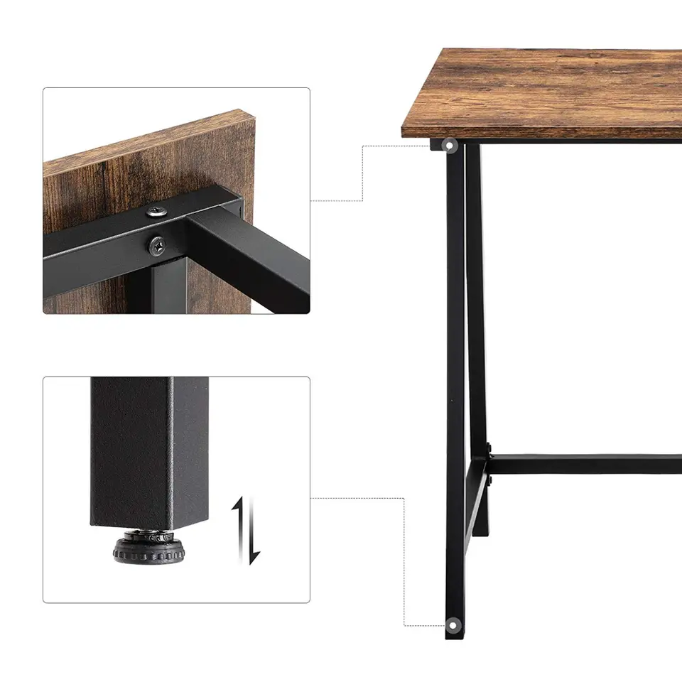 Bureau - vintage - 100x75x50 cm - vintage bruin
