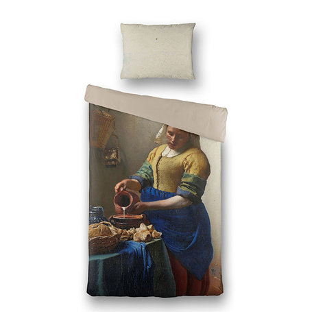 Dekbedovertrek Het Melkmeisje - Art Collectie