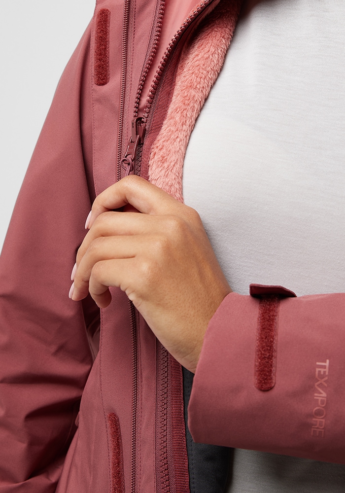 Jack Wolfskin 3-in-1-Funktionsjacke »ROTWAND 3IN1 JKT W« mit Kapuze