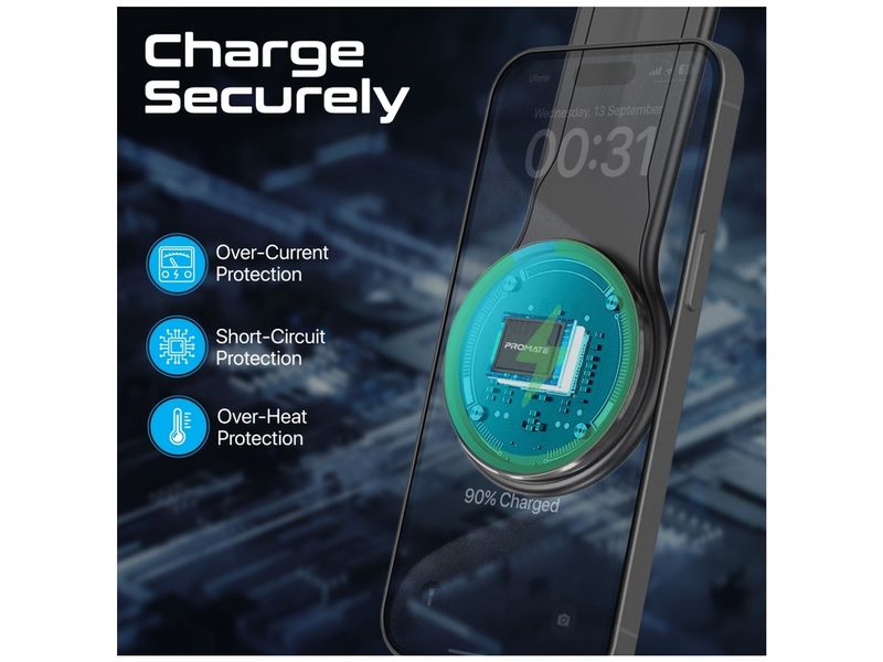 Promate Smartphone-Halterung LaxMount-15W Universalhalterung