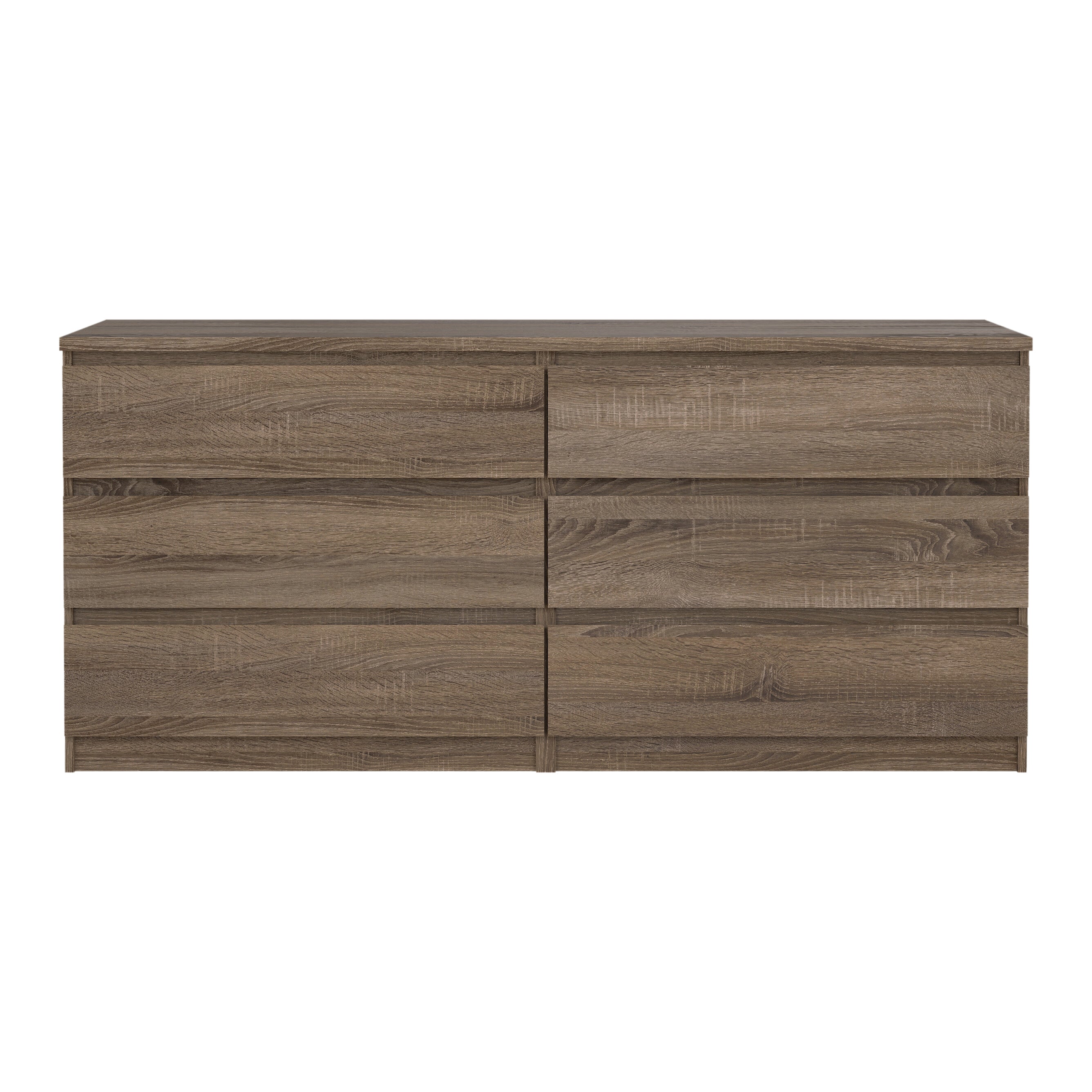 by fonQ basic Slide Ladekast - 6 lades -  Walnoot