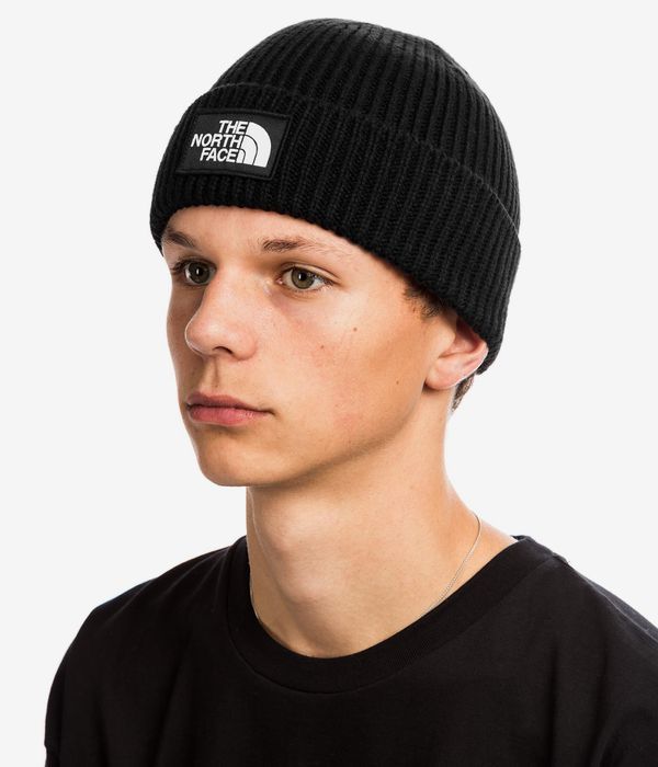 The North Face Logo Box Cuffed Mütze (tnf black)