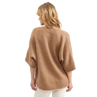Gilet femme Boutonne Manches Courtes PLEASE