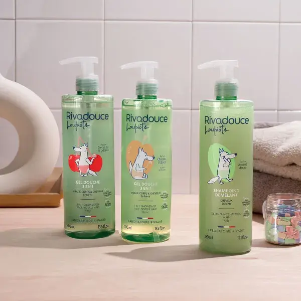 Gel de Banho Infantil 3 em 1 Rivadouce - A Cereja do Bolo - 400ml