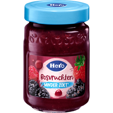 Hero Jam Minder Zoet Bosvruchten 325g