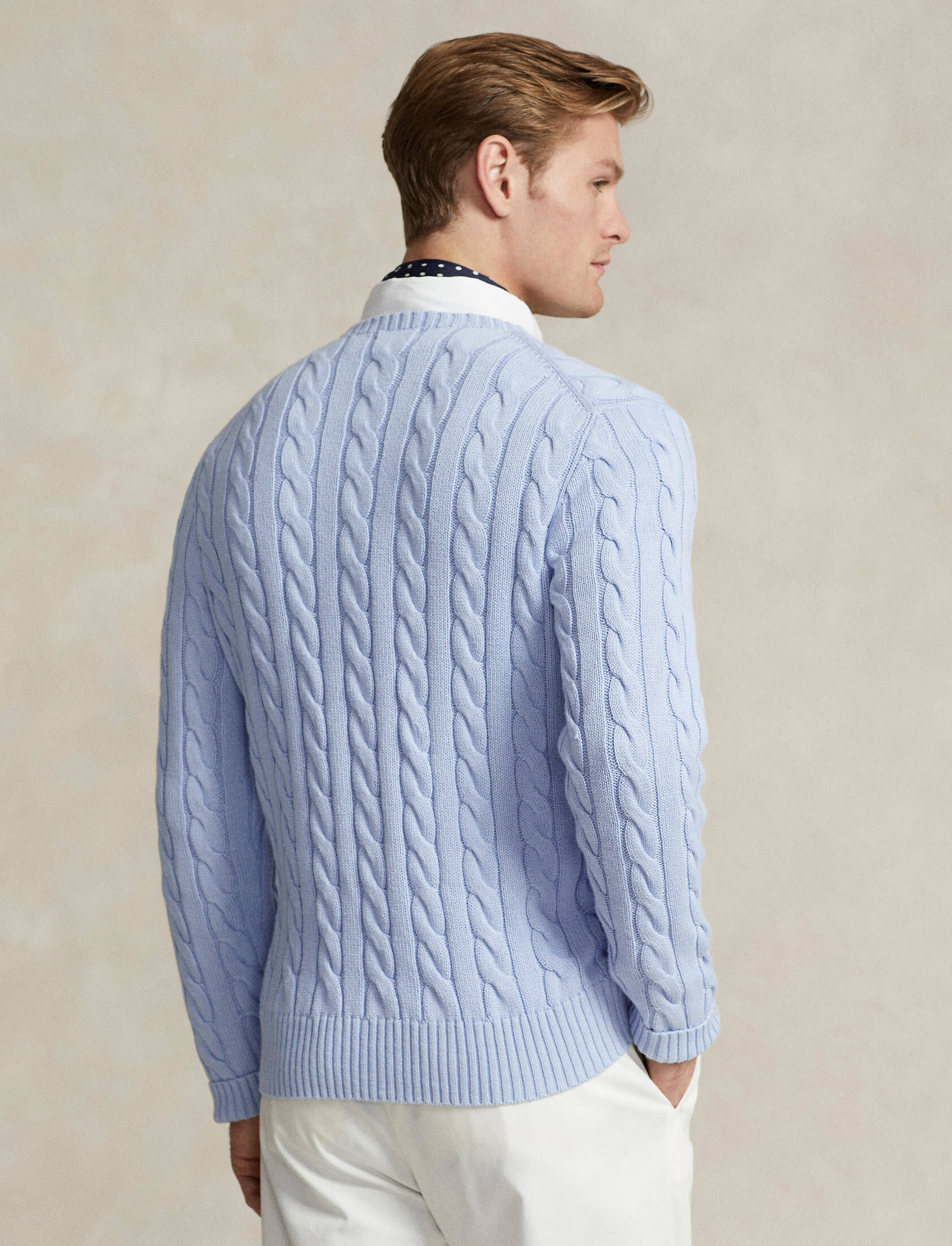 Polo Ralph Lauren| Herren Strickpullover mit Zopfmuster