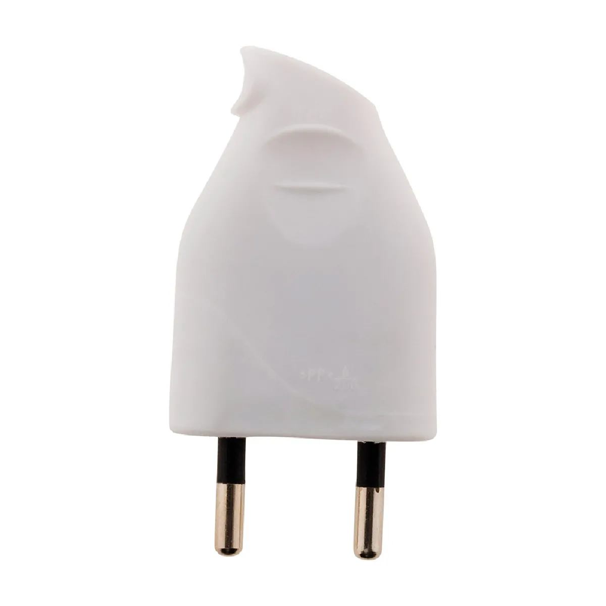 Zenitech Lot de fiches mâles - Blanc