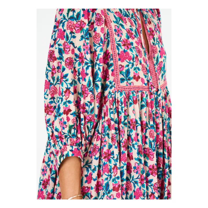 M.A.B.E. Robe Longue Imprimée | Rose