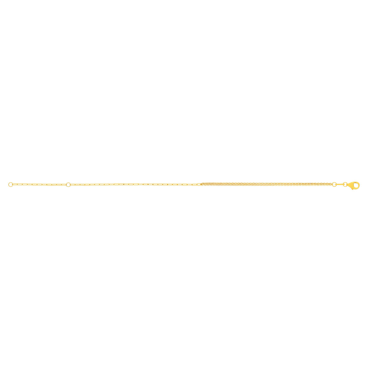 Bracelet or 375 jaune 18 cm