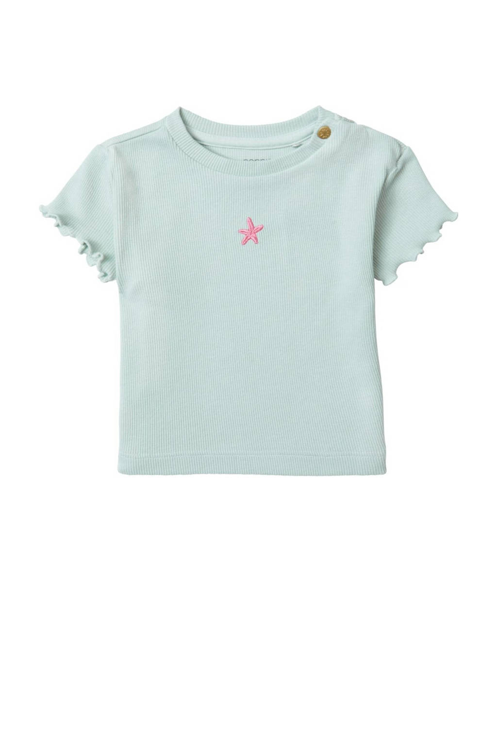 Noppies T-shirt met printopdruk mintgroen