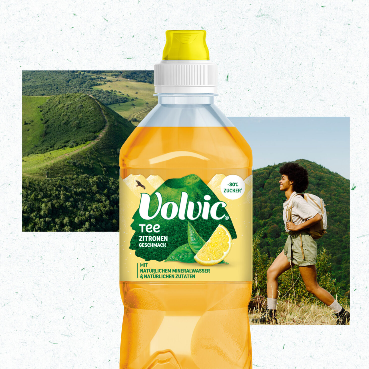 Volvic Schwarztee mit Zitronengeschmack 6x75cL -450cl
