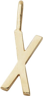 Design Letters Anheng Bokstav 10mm X Gold