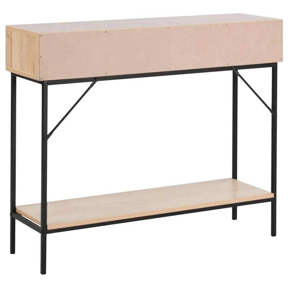 PASCO - Consoletafel - Lichte houtkleur - Rotan