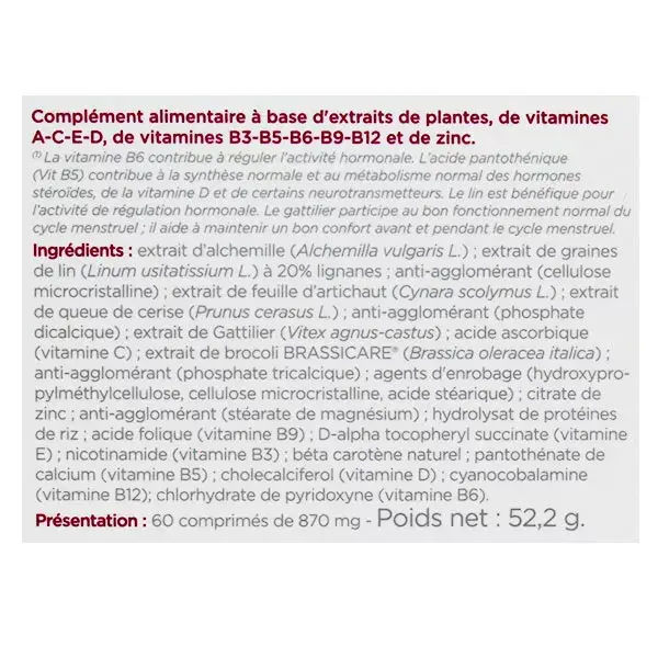 Inovance Confort Menstruel 60 comprimés