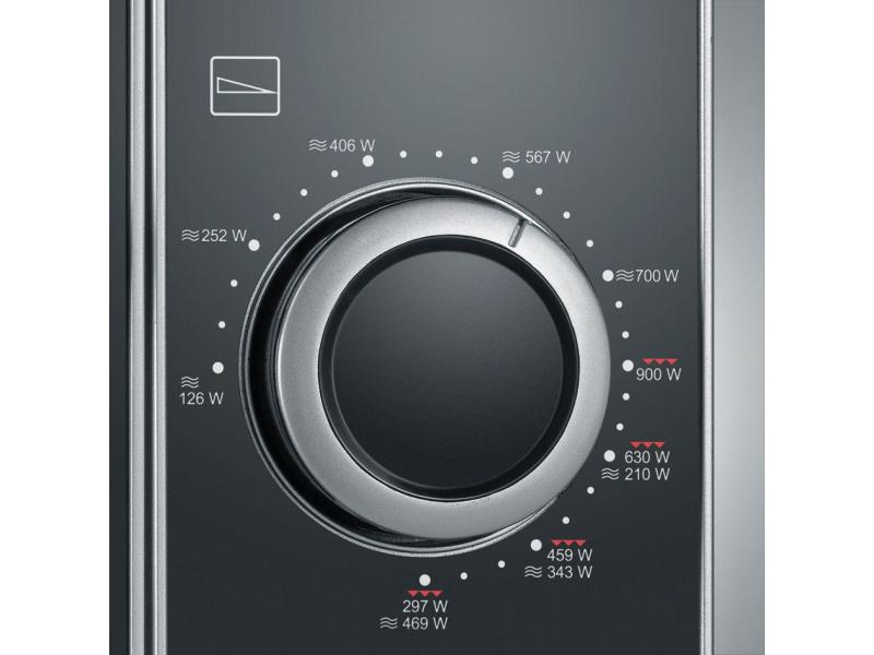 Severin Mikrowelle mit Grill MW 7875 Silber/Schwarz Mikrowelle mit Grillfunktion