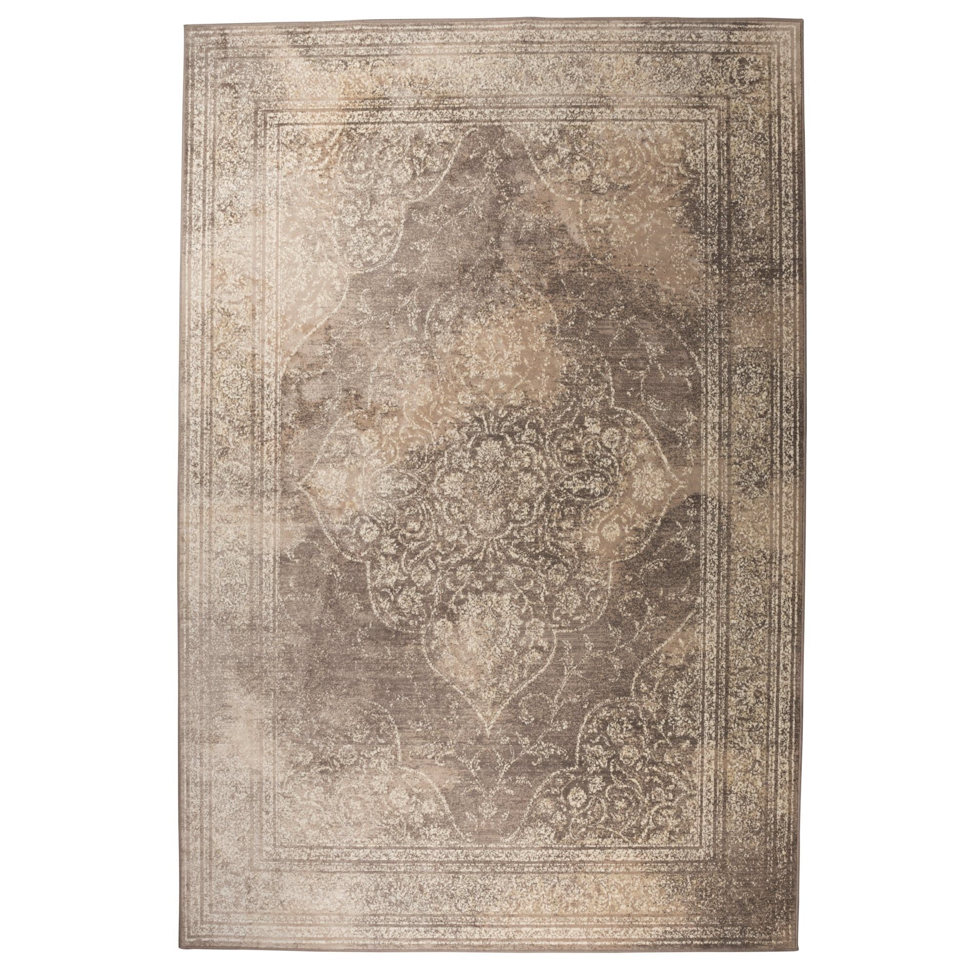 Dutchbone Rugged Vloerkleed 200 x 300 cm - Bruin