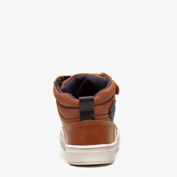 Blue Box hoge jongens sneakers cognac