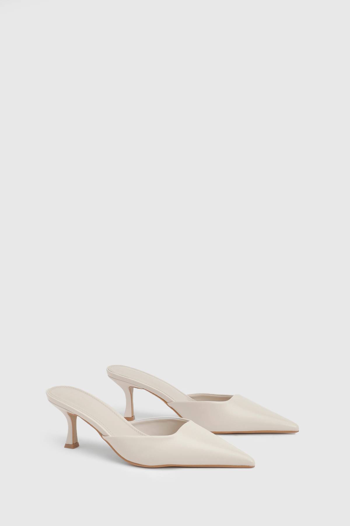 boohoo Mules À Bout Carré