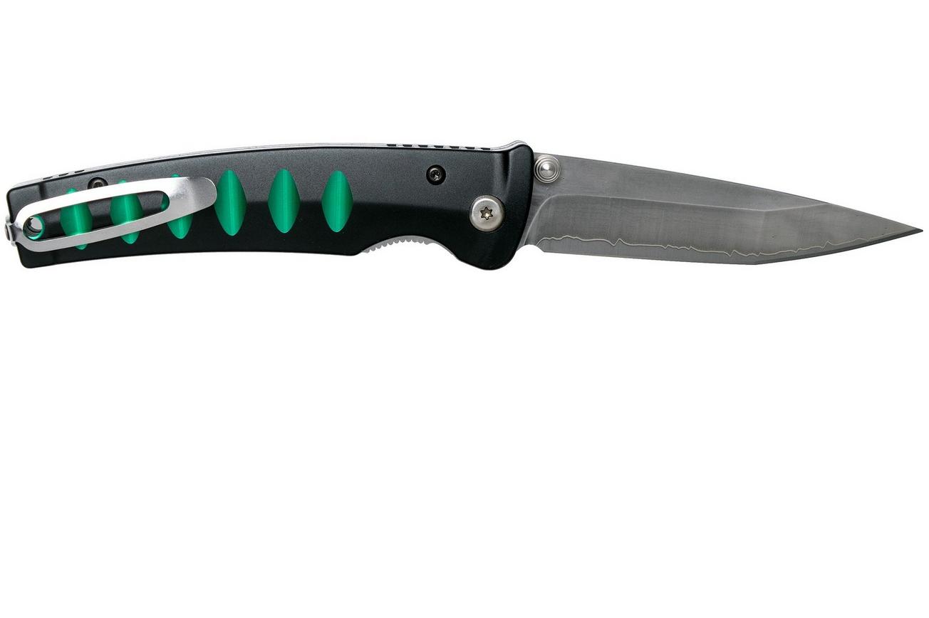 Mcusta MC-0044C Katana, zwart/groen, herenmes