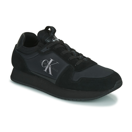 Calvin Klein Jeans - RUNNER SOCK LACEUP NY-LTH Negro