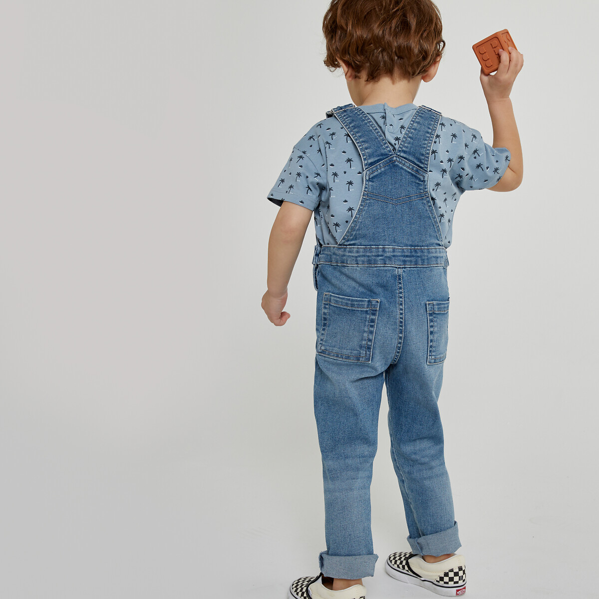 COLEÇÕES LA REDOUTE<br>Salopete em jeans