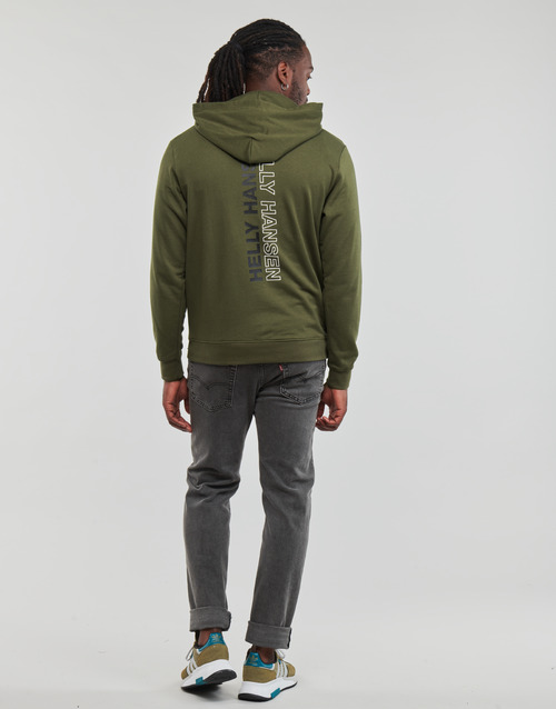 Helly Hansen - CORE GRAPHIC SWEAT HOODIE - Kaki