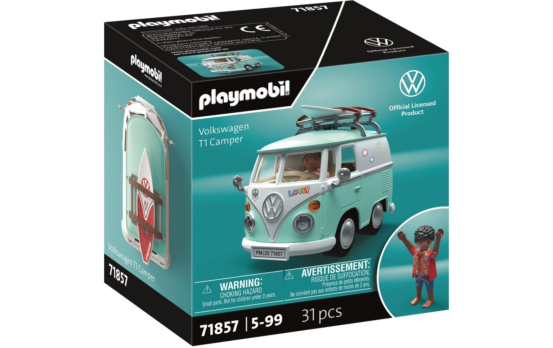 Playmobil® Konstruktions-Spielset »Famous Cars: Volkswagen T1 Camper 71857«