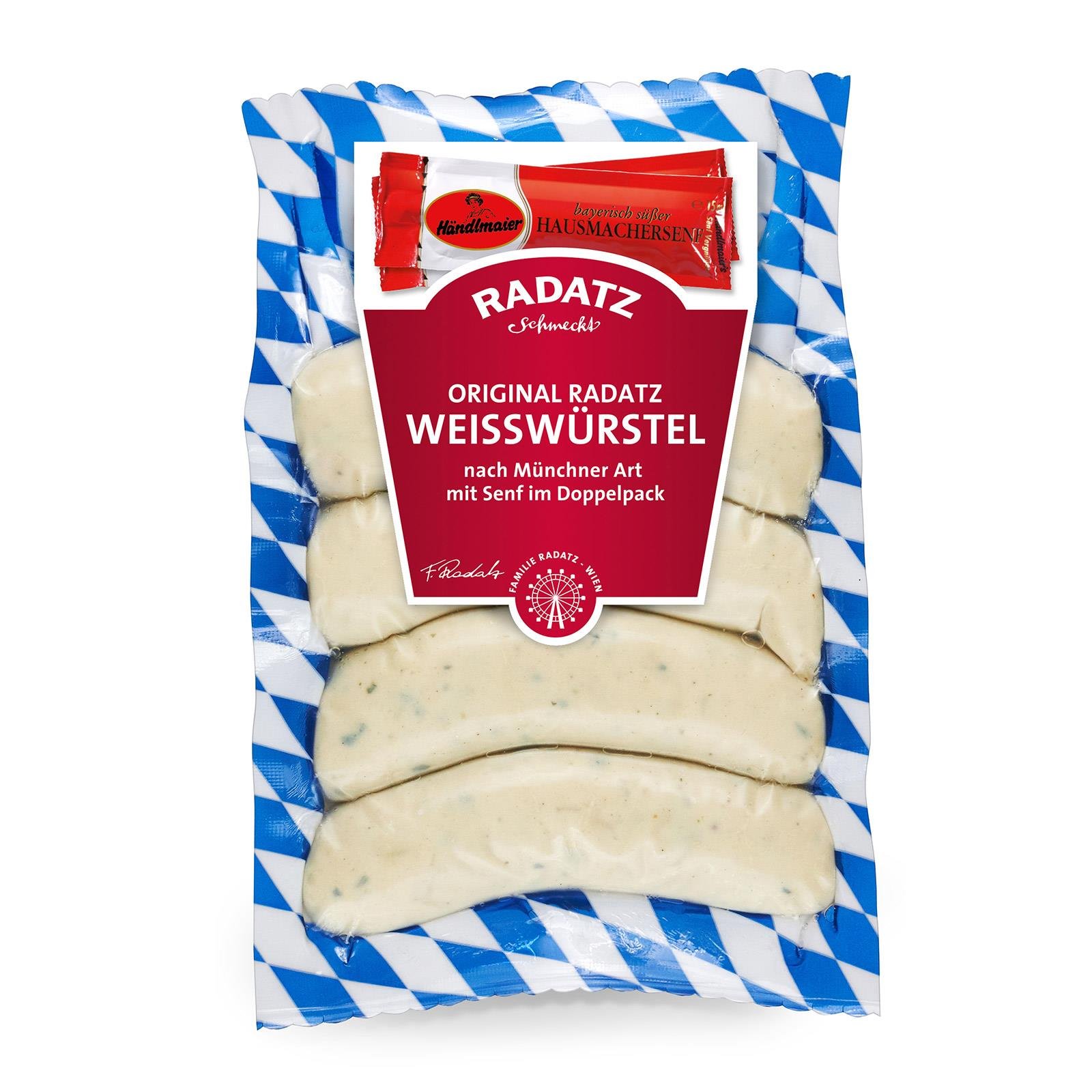 Radatz Münchner Weißwurst mit Senf