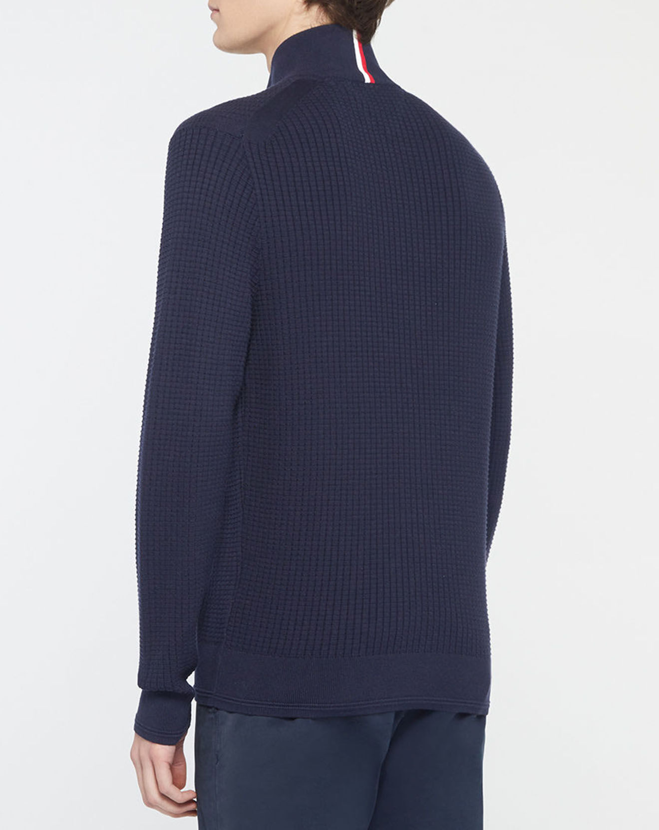 Tommy Hilfiger Gilet zippé Structure bleu marine