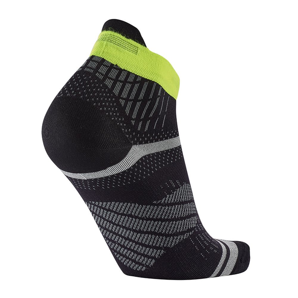 Sidas RUN FEEL - Chaussettes noir/jaune