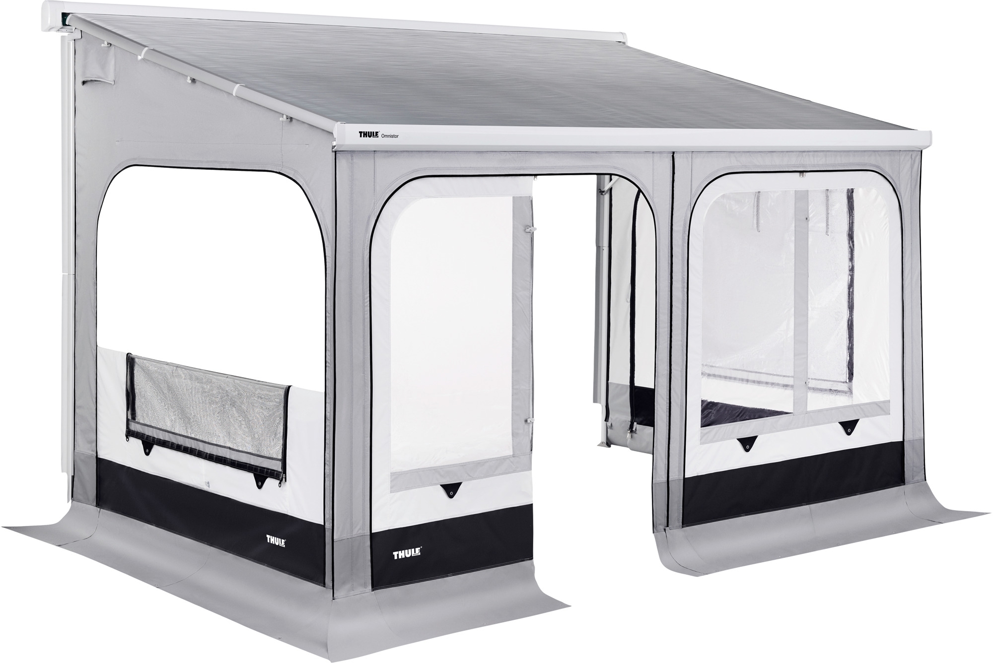 Thule Panorama Markisenzelt für Ducato / Jumper / Boxer / Movano > 2022 H2 Lift roof mit Markise Omnistor 5200 Markisenlänge 4,00 Meter