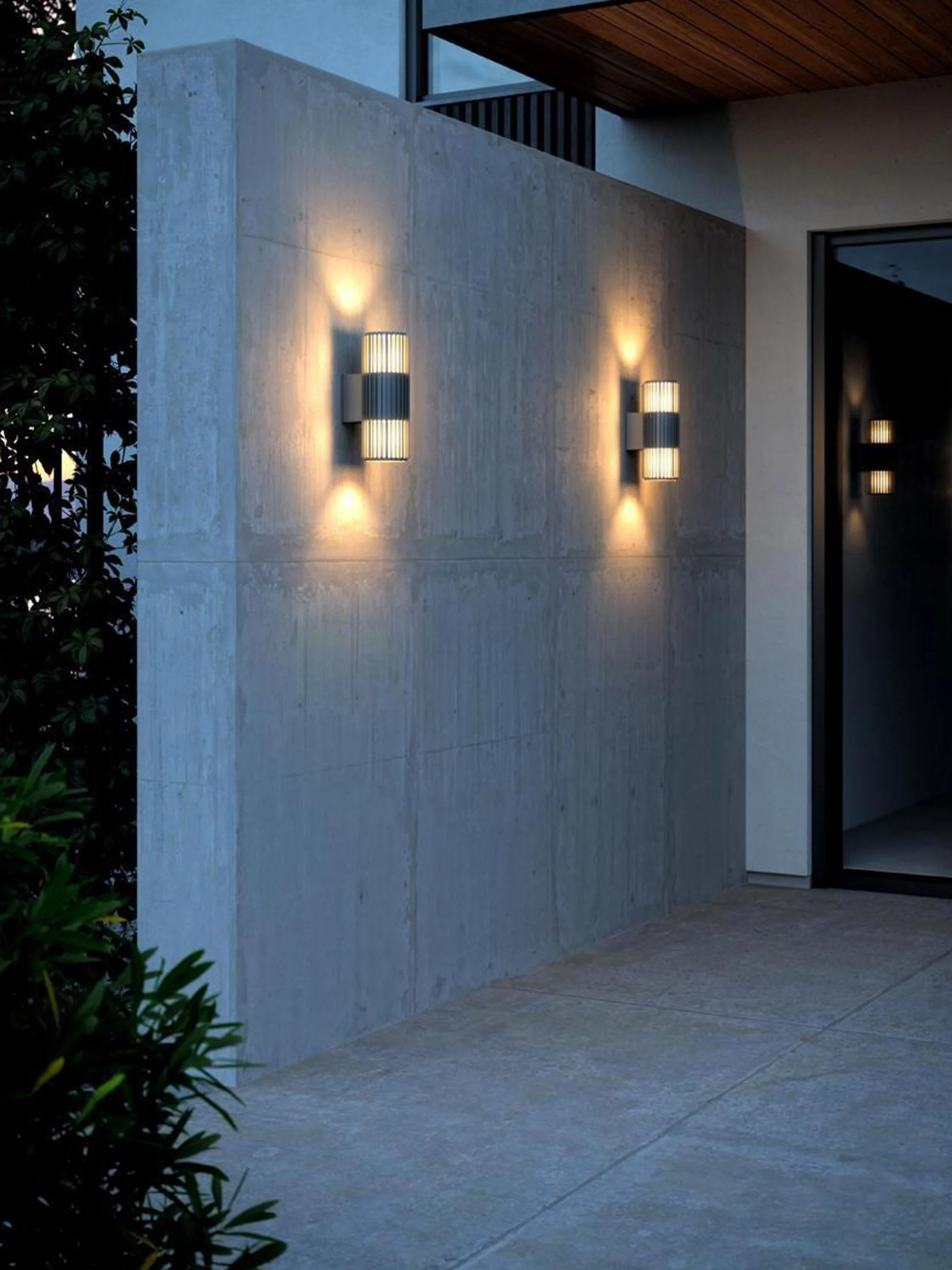 Dimbare outdoor wandlamp Aludra