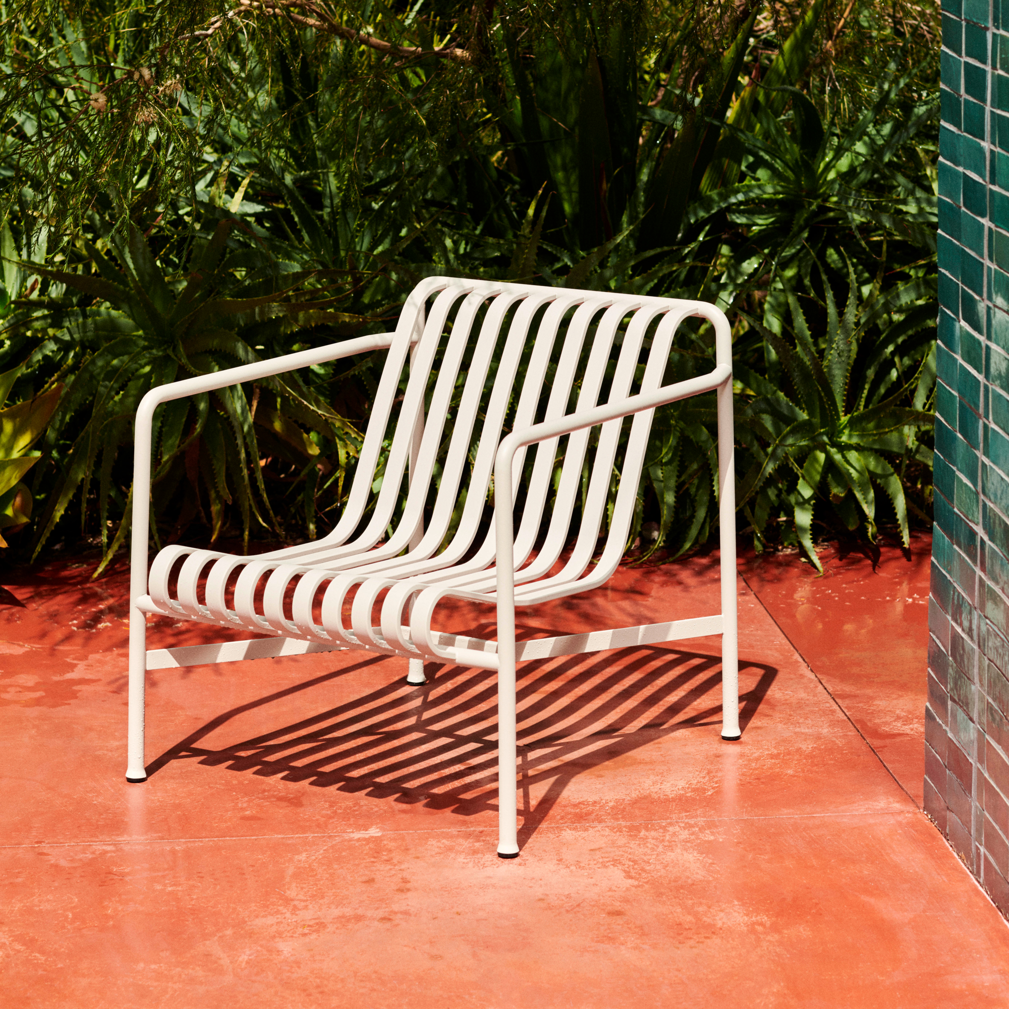 Loungestoel Palissade laag sky grey