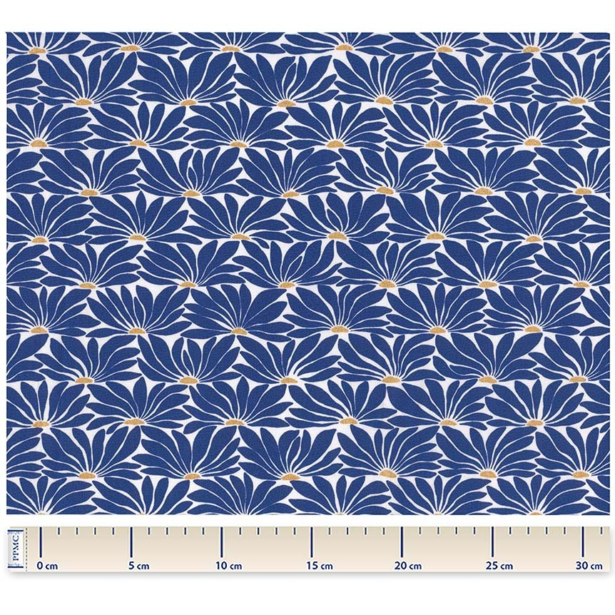 Coupon Tissu 50 Cm Soleil Levant