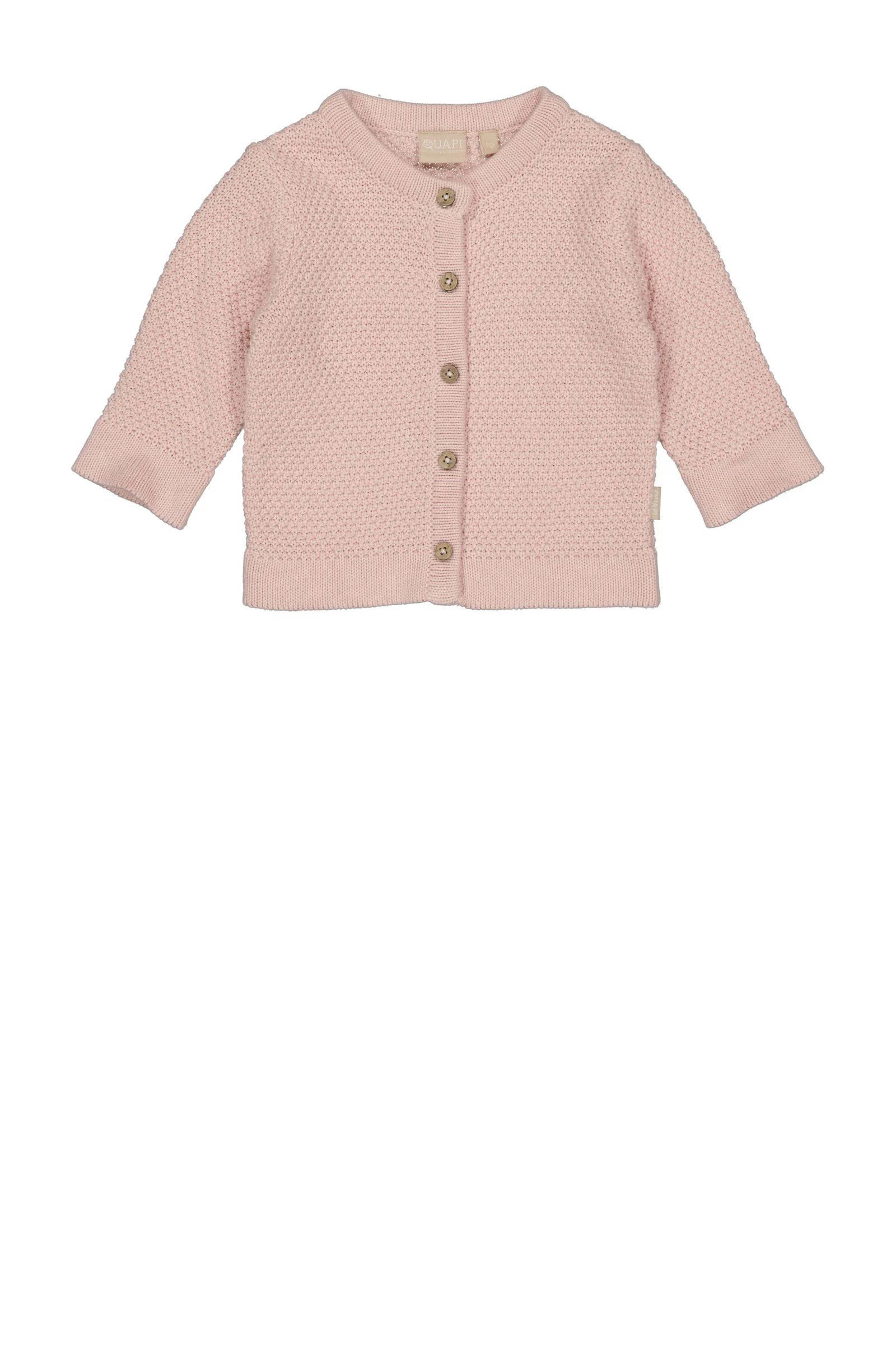 Quapi baby vest FLEUR lichtroze