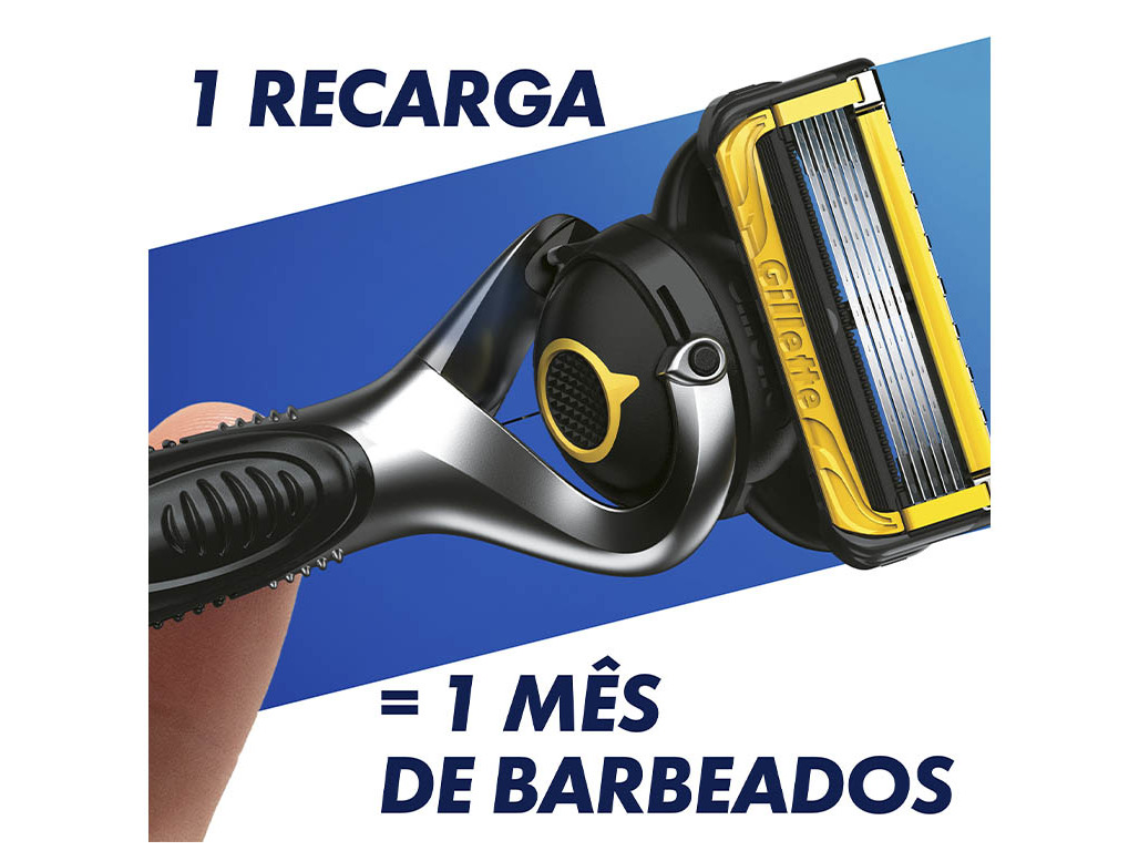 RECARGA DE LÂMINAS PROSHIELD GILLETTE 4 UN