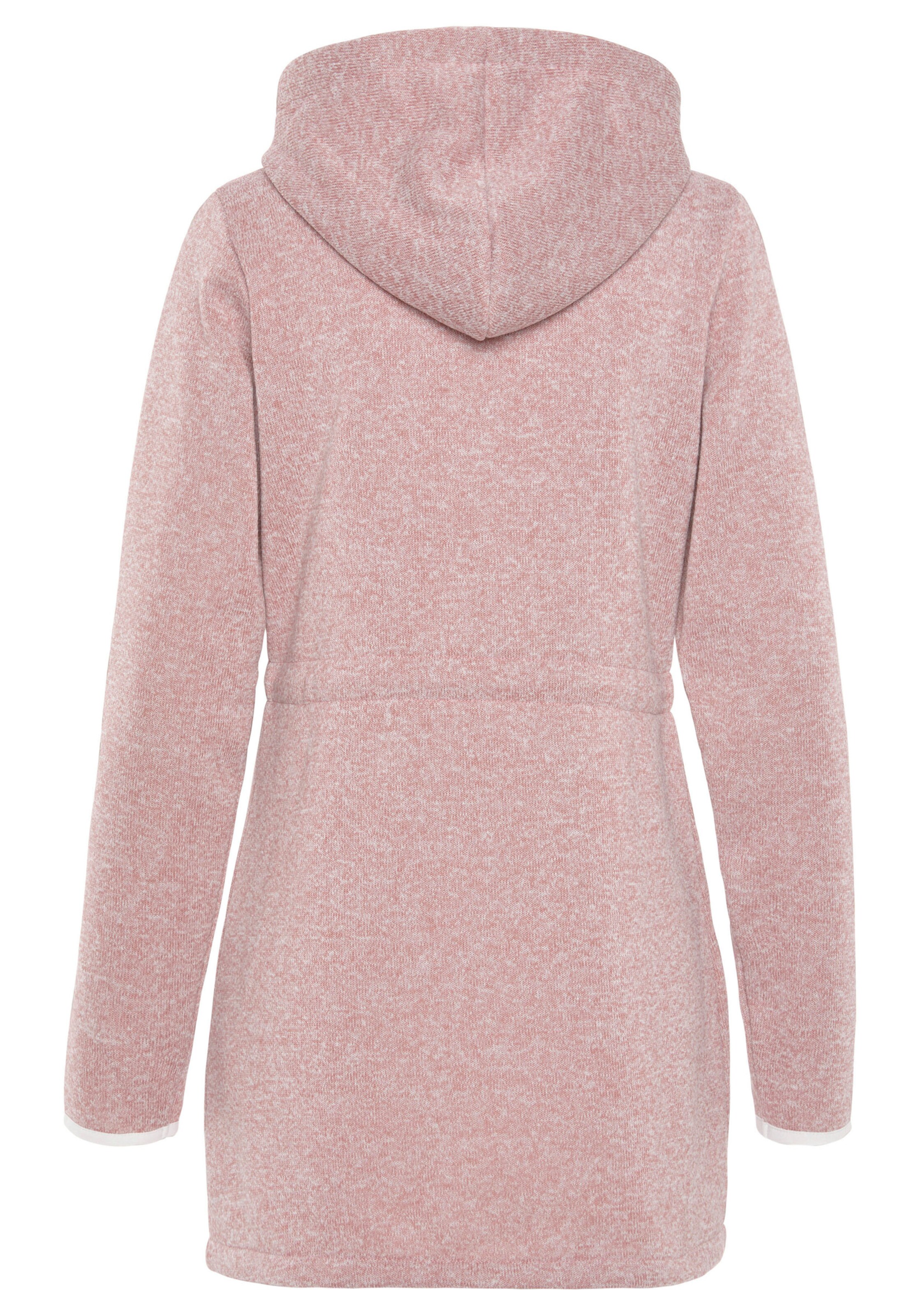 LASCANA Fleecejacke in rose