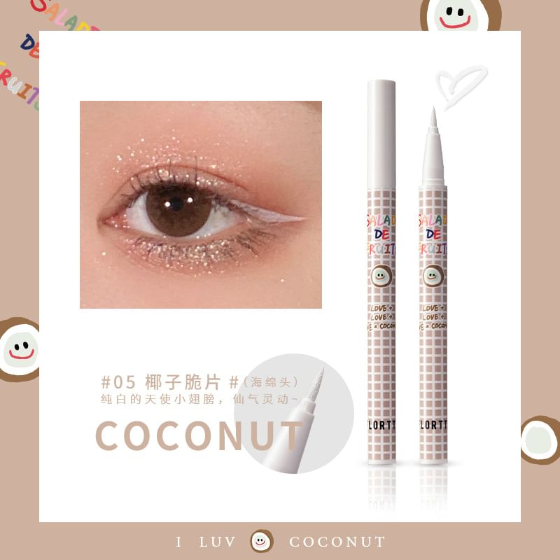 FLORTTE - Fruitige vloeibare eyeliner - 4 kleuren