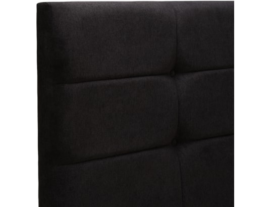 MERINOS - Tête de lit Cozy velours nuit 160cm (170cm finie)