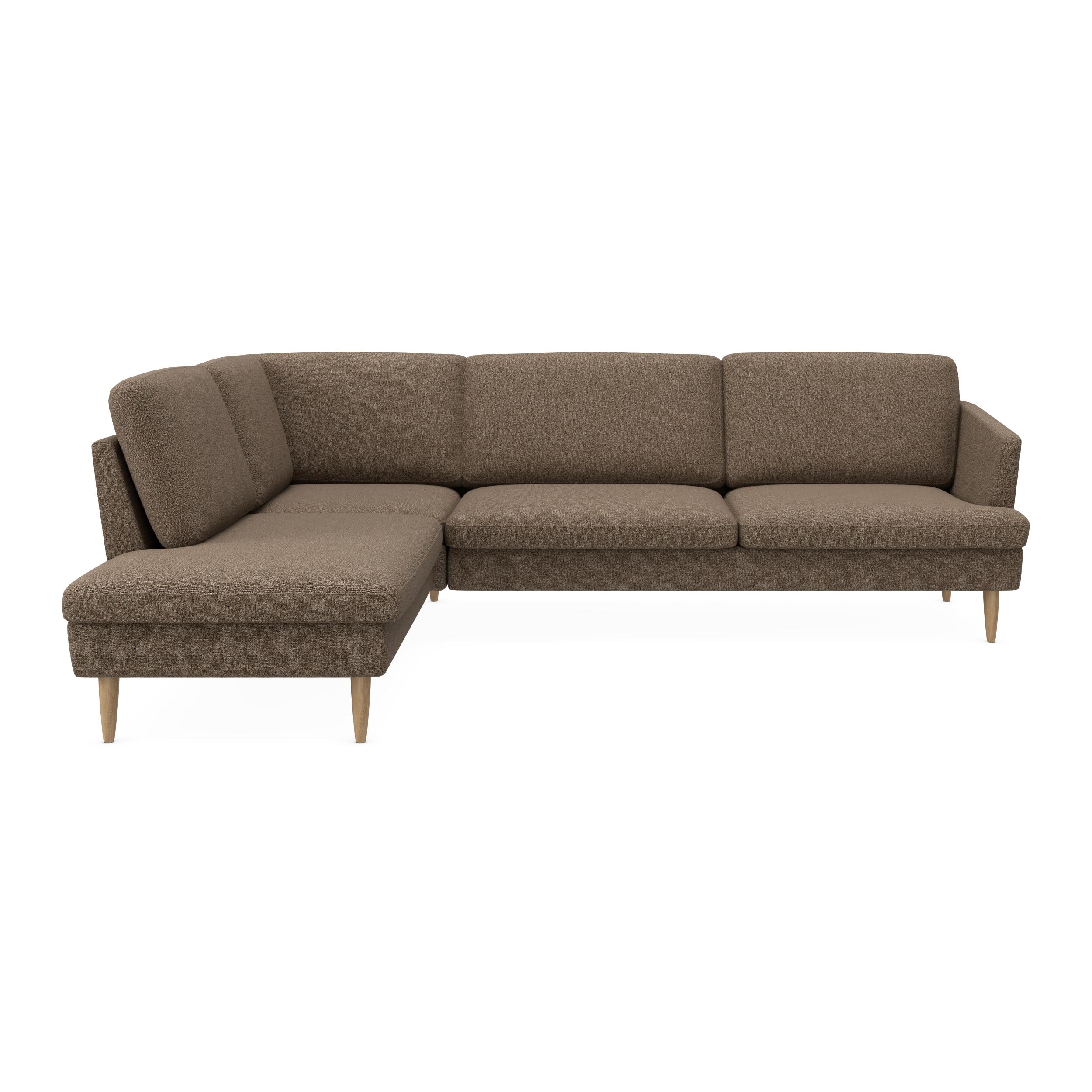 Timian venstrevendt hjørnesofa med pufafslutning