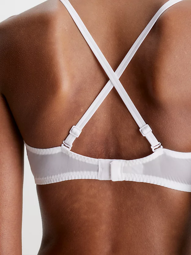 Sutiã camiseta - Marquisette transparente