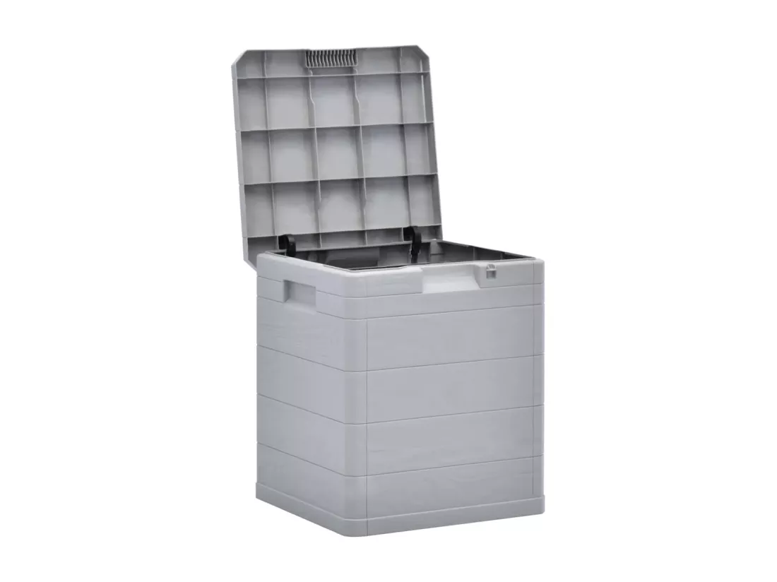 Coffre boîte meuble de grise 42.5 x 44 x 50 cm 02_0013049